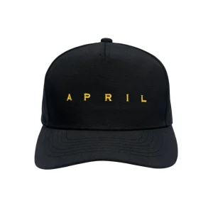 Best Sale - EMB Cap [BLACK/YELLOW] April