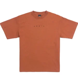 Hot April - EMB S/S Tee [ORANGE] April