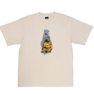 Hot April - THE DOGS S/S Tee [WASHED YELLOW] April