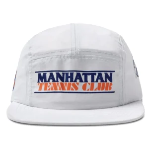 Hot Call me 917 - Manhattan Tennis Club Camp Hat White Call Me 917