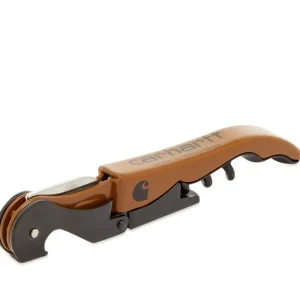 Sale Carhartt WIP - Script Pulltap's Corkscrew [Hamilton Brown/Black] Carhartt Wip