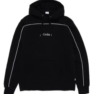 Flash Sale - Line Hoodie Black Civilist