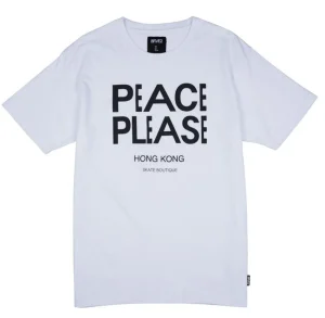 Best Sale 8FIVE2 Peace Please S/S Tee White T Shirt