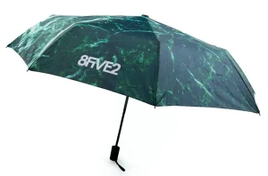 Outlet 8FIVE2 "Marble" Folded Umbrella Green Accessories