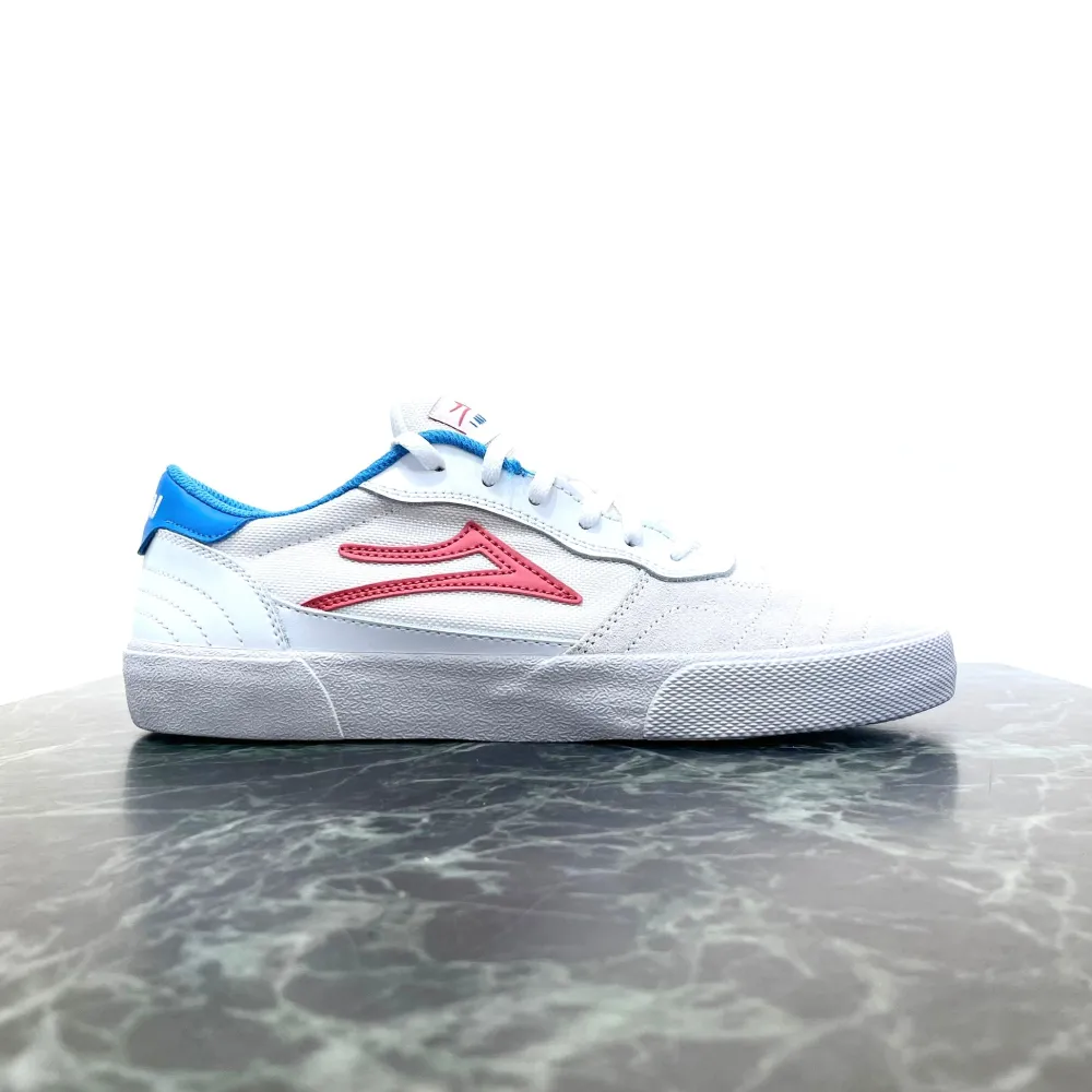 Cheap LAKAI - Cambridge White/Coral Suede Lakai