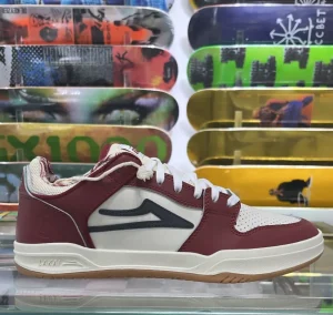 Store LAKAI x Erased Project - Telford Low SMU MS323-0263-B03 [DARK RED/ CRE Lakai