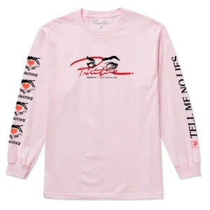 Outlet Primitive - Truth L/S Tee Pink Primitive