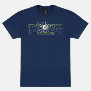 Online x AWS - Nova S/S Tee [NAVY] Thrasher