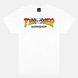 Cheap x AWS - Spectrum S/S Tee [WHITE] Thrasher