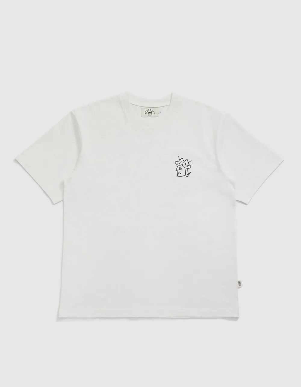 Online - Core Queenhead Logo S/S Tee [WHITE] Victoria