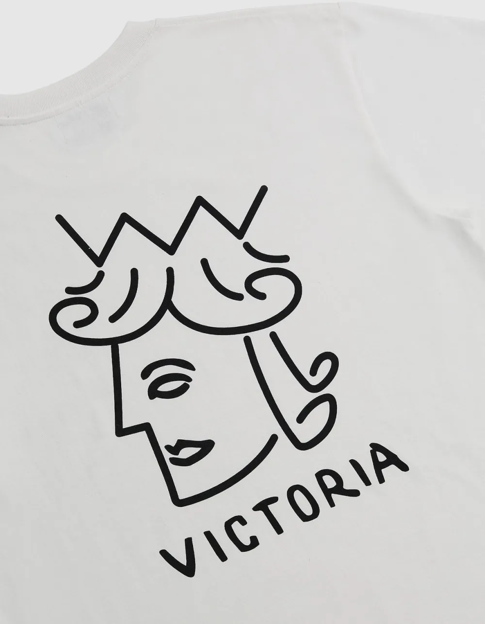 Online - Core Queenhead Logo S/S Tee [WHITE] Victoria