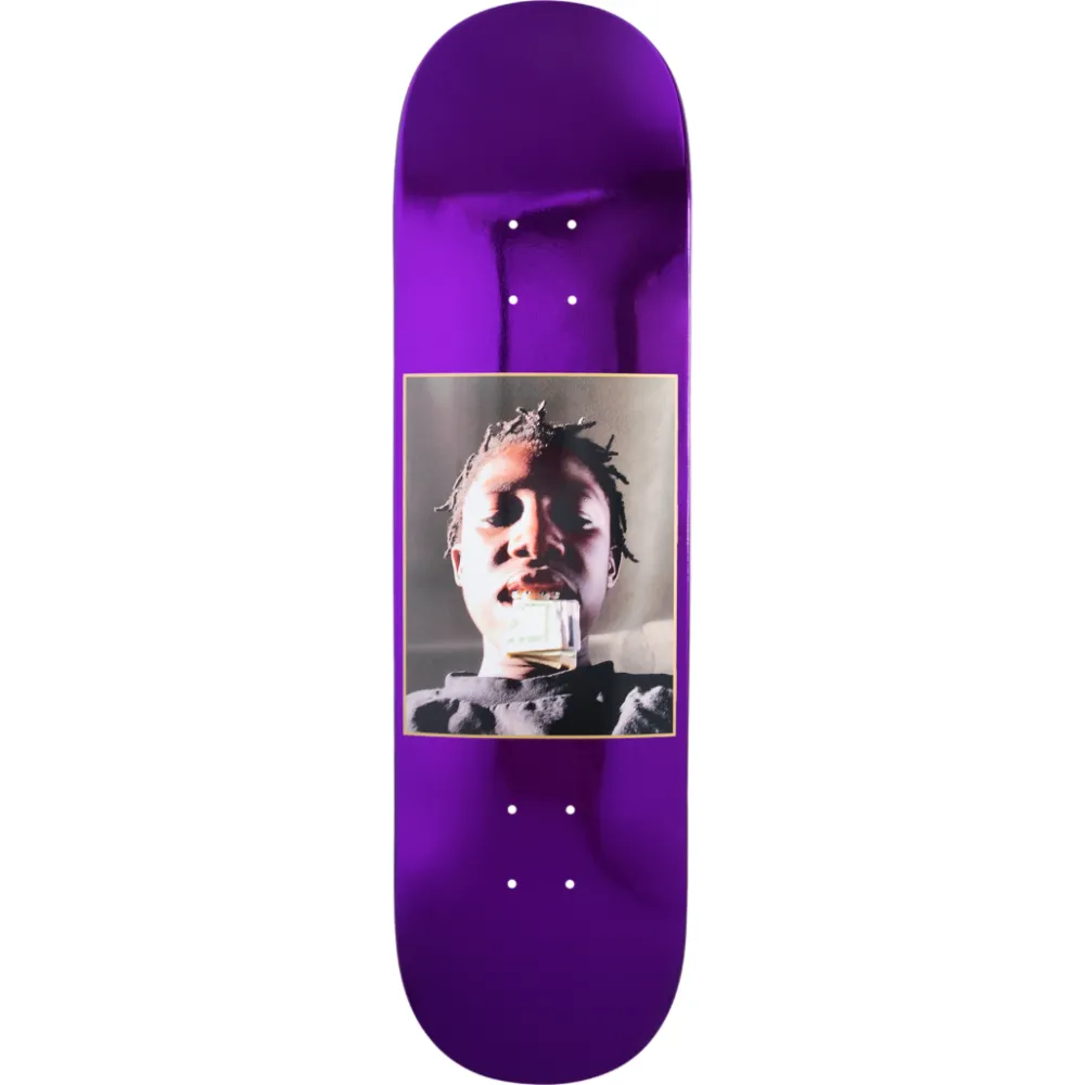 Discount - Kader “Put Your Money Where Your Mouth Is” Deck 8.25” [PURPLE Violet