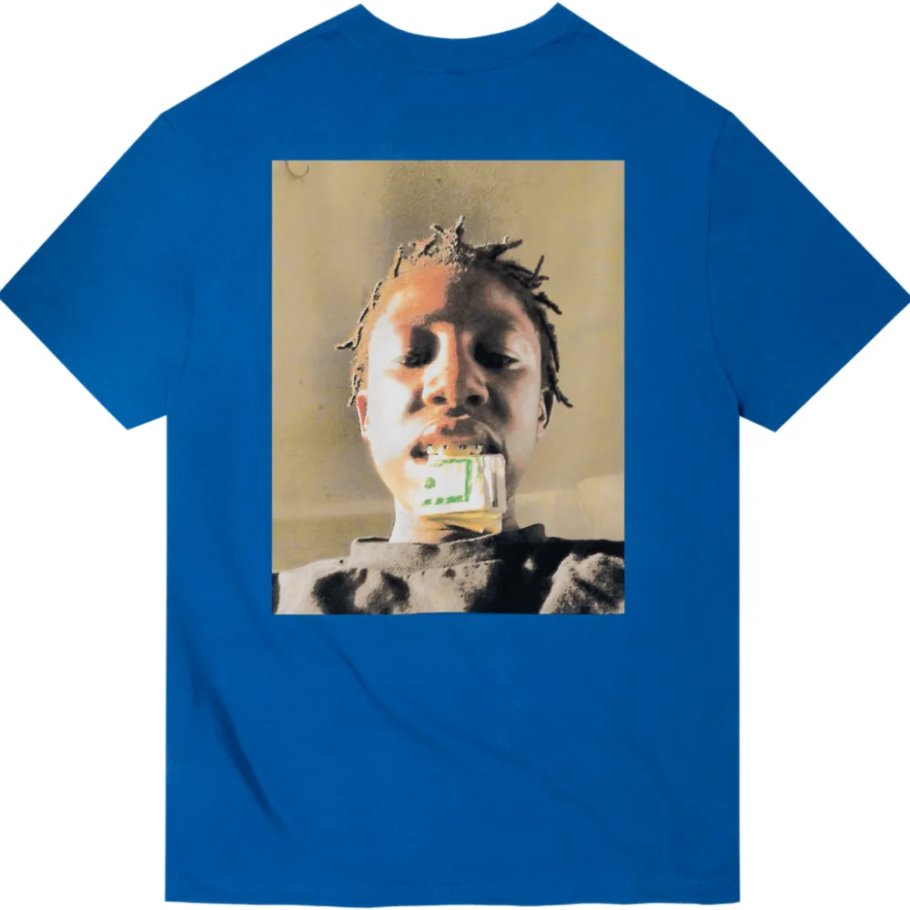 Cheap - Kader “Put Your Money Where Your Mouth Is” S/S Tee [BLUE] Violet
