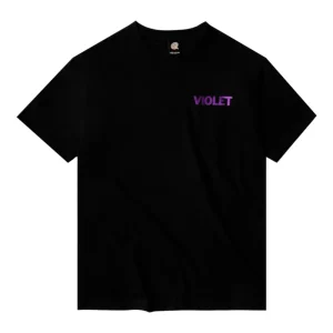Sale VIOLET - Peace S/S Tee [BLACK] Violet